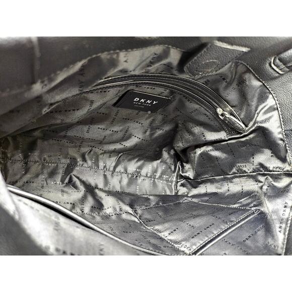 DKNY BOND NORTH SOUTH TOTE BAG — BLACK/WHITE • STYLE R94BZF35 • NEW WITH TAGS - Picture 6 of 13